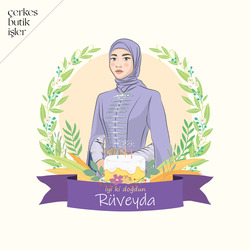 Kişiye Özel Çerkes Portre Çizimi CB-003 (1 kişi)