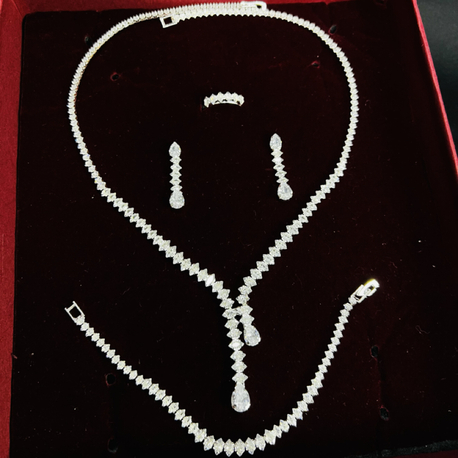 Zirkon set kolye 
