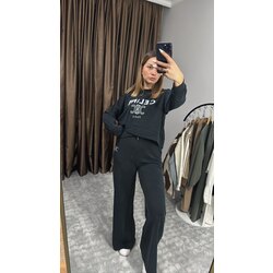 Celine Premium İspanyol Paça Takım