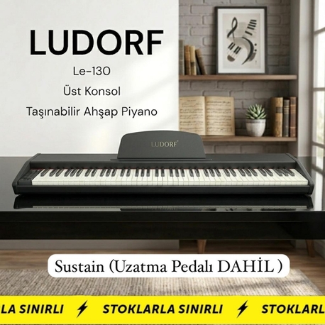 LUDORF LE-130 TAŞINABİLİR DİJİTAL PİYANO
