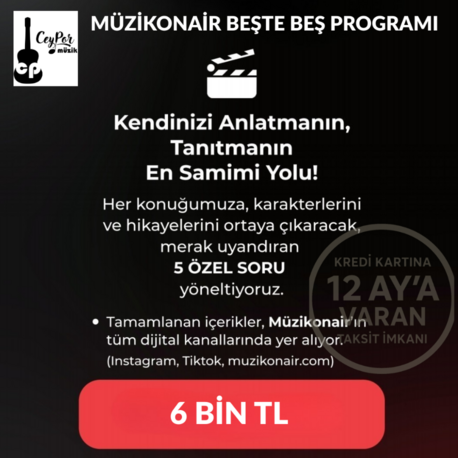 Müzikonair Beşte Beş Programı Reklam Paketi