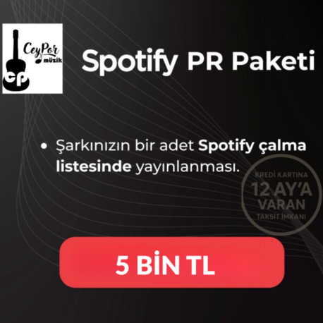 Spotify Pr (Reklam) Paketi