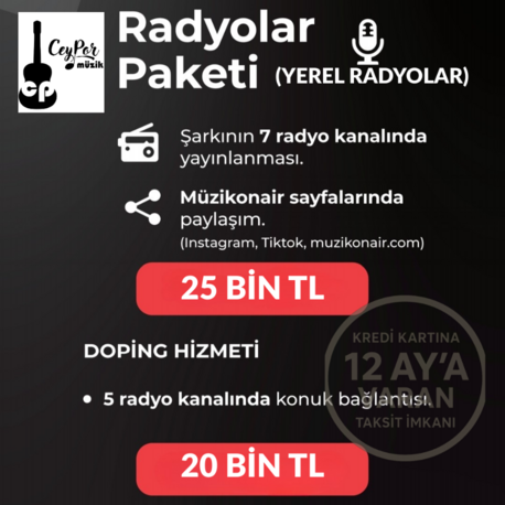 Yerel Radyolar Doping Hizmeti Paketi