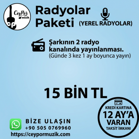 2 YEREL RADYO YAYINI PAKETİ