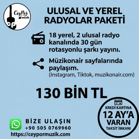 ULUSAL VE YEREL RADYOLAR PAKETİ