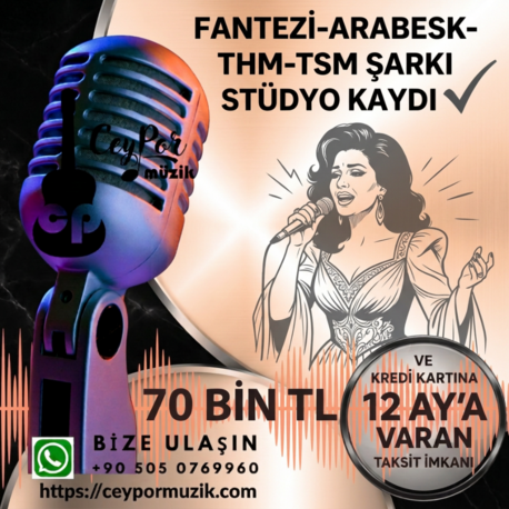 Fantezi-Arabesk-THM-TSM Şarkı Stüdyo Kaydı