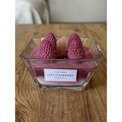 Çilekli Mum Aromatik Mum
