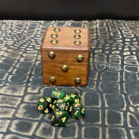 DND Ahşap Zar Kutusu