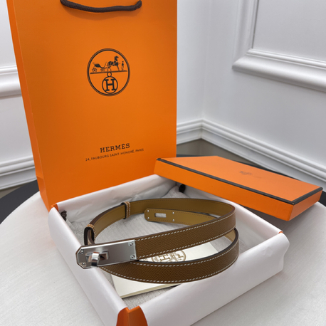 Hermes Kelly Belt Gold-Silver Kutulu