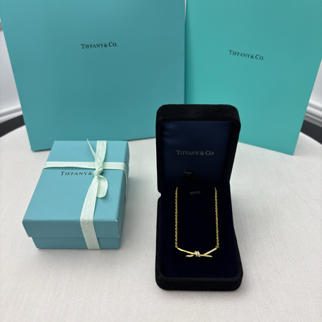 Tiffany Düğüm Small Gold Kolye