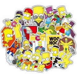 SIMPSONS STİCKER 10 ADET