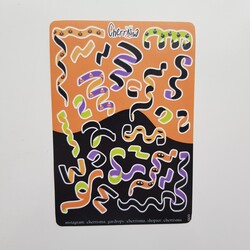 Halloween Konfeti Sticker Sheet