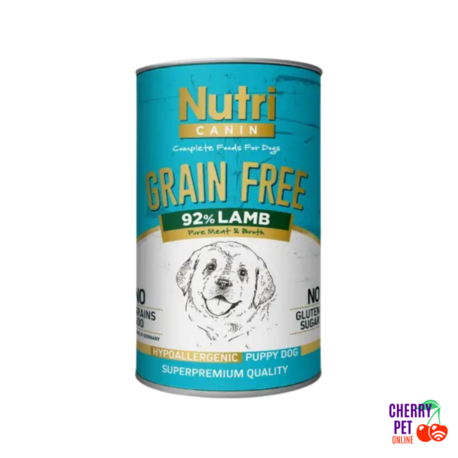 Nutri Canin Puppy Kuzu Etli Yavru Köpek Yaş Maması 400 Gr.