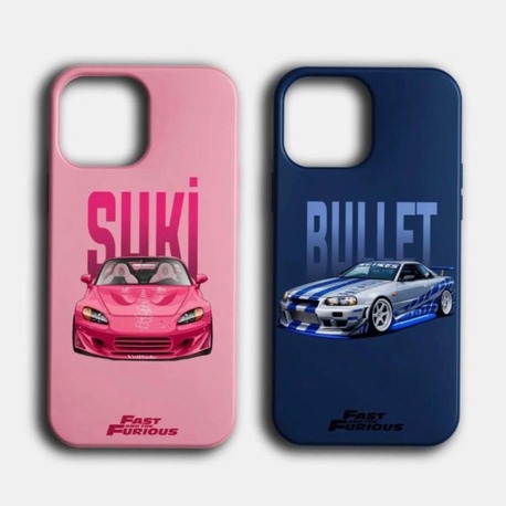 iPhone Kılıf Fast & Furious Nissan GT-R & Honda S2000 - Özel Çift ve Partner Tasarım Ser
