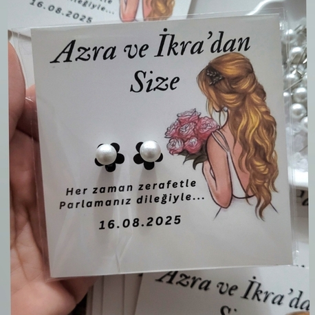 Küpe kartı  (50 adet)