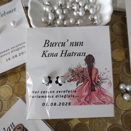 Küpe kartı (50 adet)