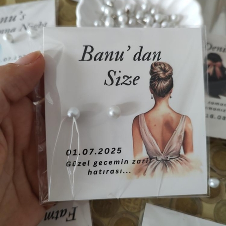 Küpe kartı  (50 adet)