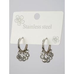 Çelik Shakira Silver Küpe / 6S