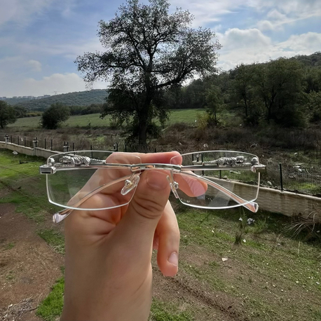 Cartier gümüş gözlük