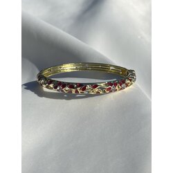 Bordo DaisyPop Mineli Kelepçe