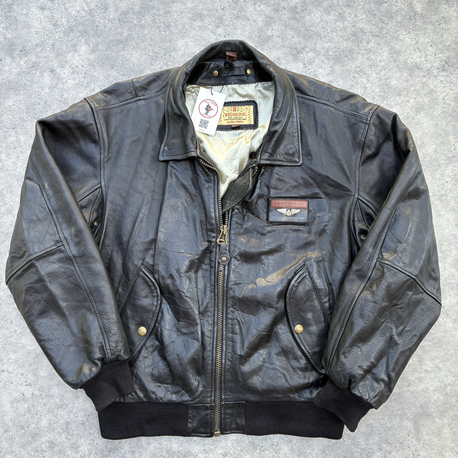 Redskins Vintage Deri Pilot Ceket L