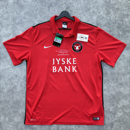 Vaclav Kadlec Midtjlland 15/16 Etiketli Man Utd. Maçı Forması