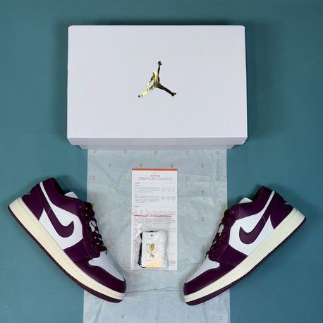 Jordan Low Burgundy