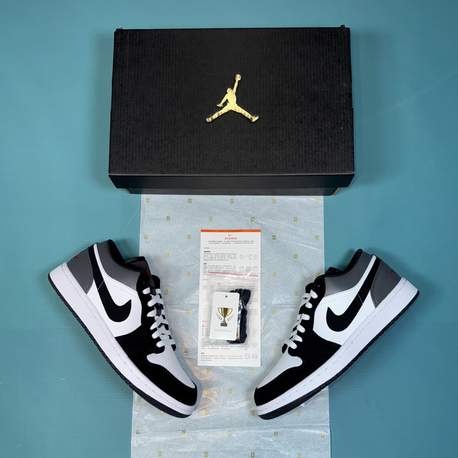 Jordan Low Black Silver