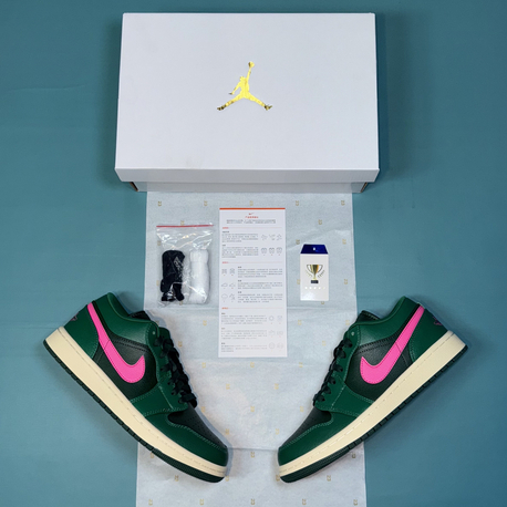 Jordan Low Yeşil Pembe