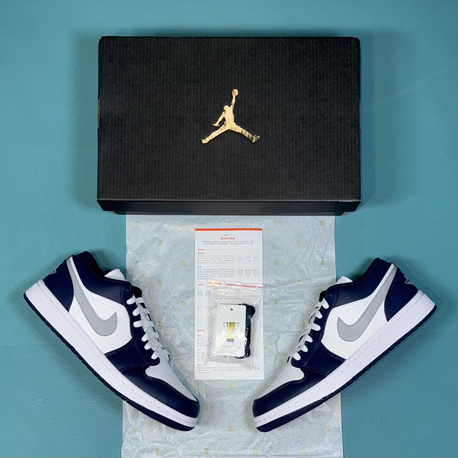 Jordan Low White Grey Blue