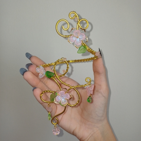 çiçekli arm cuff