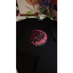 NEON FLOW x AOT PEMBE OVERSIZE T-SHIRT