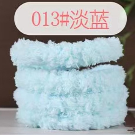 Mavi 20 mm peluş bükme çubuk, el işi polar sopa,  renkli şerit ,Bar şerit, sopa DIY-013