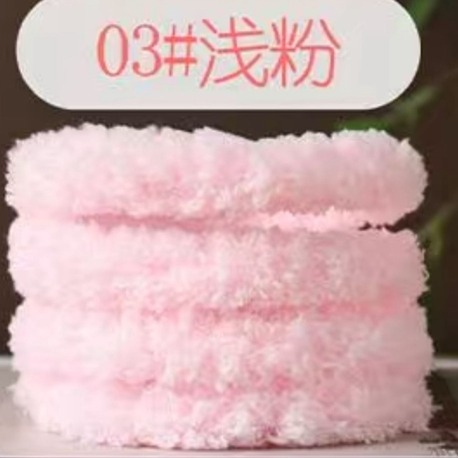 Toz Pembe 20 mm peluş bükme çubuk, el işi polar sopa,  renkli şerit ,Bar şerit, sopa DIY