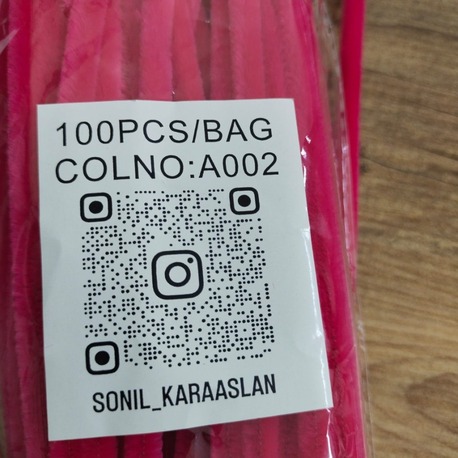A002 Fuşya  Şönil  1 paket 100 