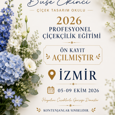 İzmir Profesyonel Çiçekçilik Eğitimi 