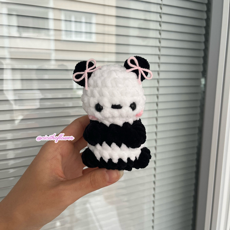 Panda Peluş Anahtarlık