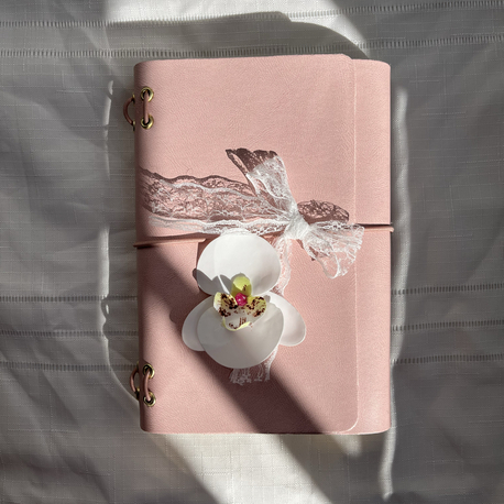 A5 Pembe Suni Deri Kılıf