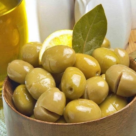 kırma yeşil zeytin 3 lük bidon 