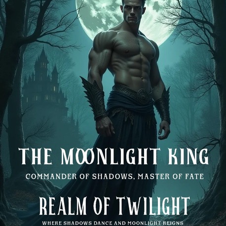 The Moonlight King | Ayışığı Kralı - Hazır Kitap Kapağı (Epic Fantasy & Dark Adventure)