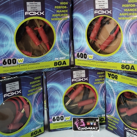 Foxx 8GA 600w 1.8 m takviye kablosu