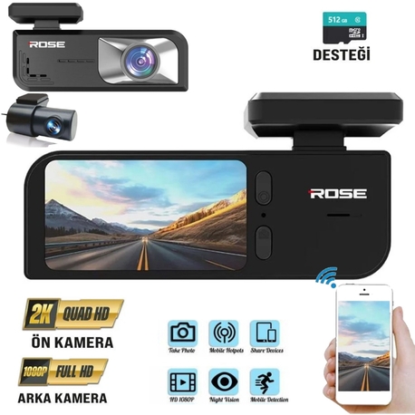 Rose MR-76

Wifi İkili Araç içi ve Arka Kamera DVR Led Ekran Gece Görüşlü 2K+1K

