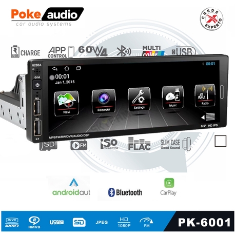 Poke Pk-6001 R2


6.9'' Tek Din Teyp 4x60w Android 2-32 GPS 2xusb Şarjlı APP

