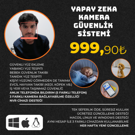FaceGuardPro Kamera Güvenlik Sistemi v4.0