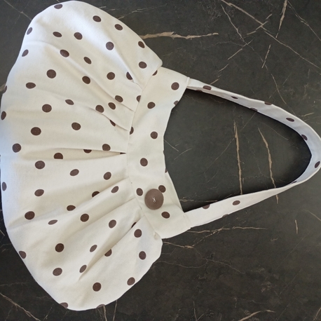 Polka Button Bag