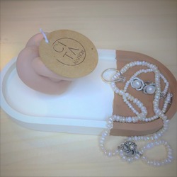 Latte Bicolor Beton Organizer