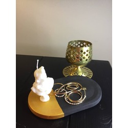 Black & Gold Bicolor Beton Organizer