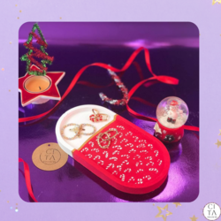 Candy Year Kırmızı Beton Organizer 