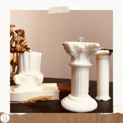 Set Ancient Column Soy Wax Mum