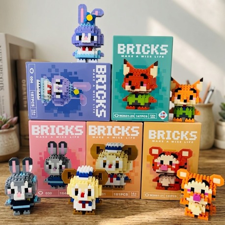 Bricks Figür Blocks (İstediğin 2-4 Adet Bricks Modelini Seç)